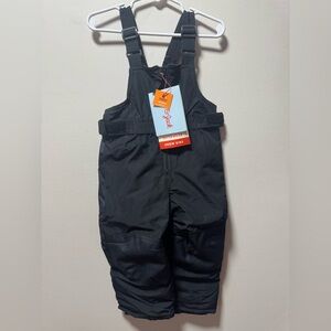 Cat & Jack Toddler Black Snow Bib
